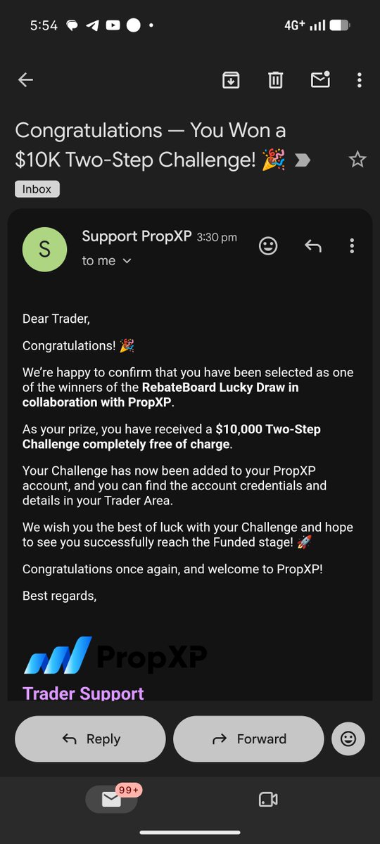 AswinRamR's tweet photo. I finally received my $10K account from @propxp_official 🎉

Huge thanks to @rebateboard for the amazing support &amp; backing throughout the account-receiving process❤️

This community is genuinely great for traders. 
Don’t miss out join ASAP or you’ll miss so many opportunities! 🚀 https://t.co/N6tG2wv62e
