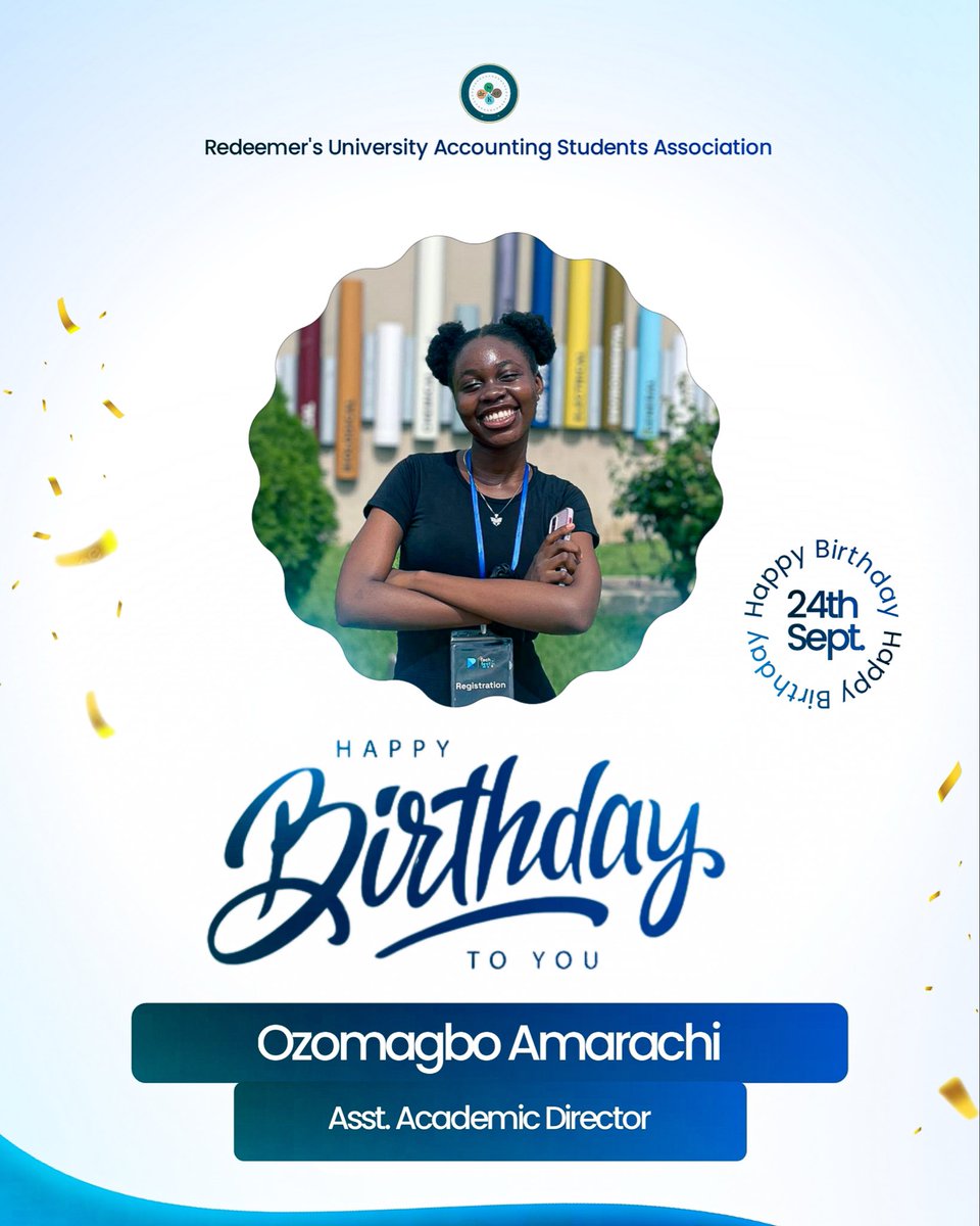 RUNaccounting's tweet photo. Happy Birthday to our amazing Assistant Academic🎉 https://t.co/fOr7bgYUmX
