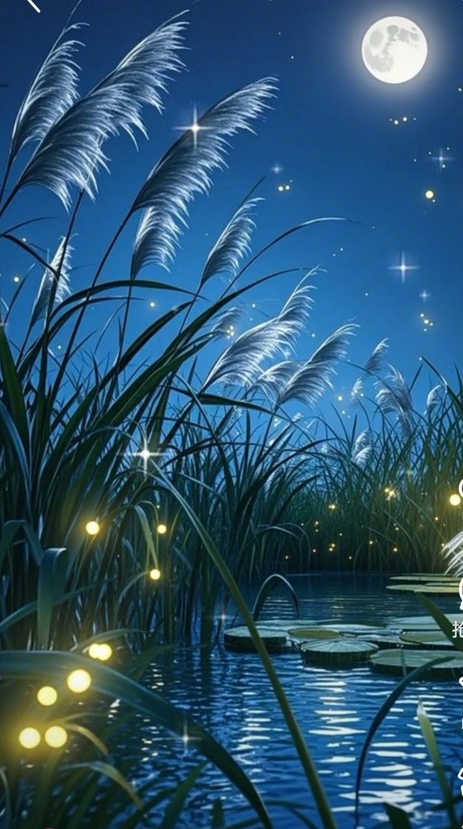 jnjnuu1's tweet photo. The path goes through sweet osmanthus, and eight cranes dance gracefully under the soft moonlight. https://t.co/Su4lzAPzF5