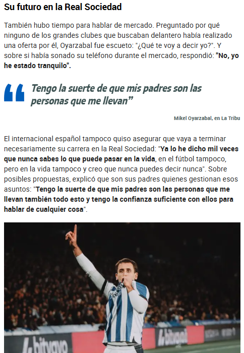sagardoa's tweet photo. Mira que son pesados.

Acabado el verano después de la locura de la temporada pasada, sigue en su club, la Real Sociedad.

No creo que hace falta decir nada más. https://t.co/QsbCALcEez
