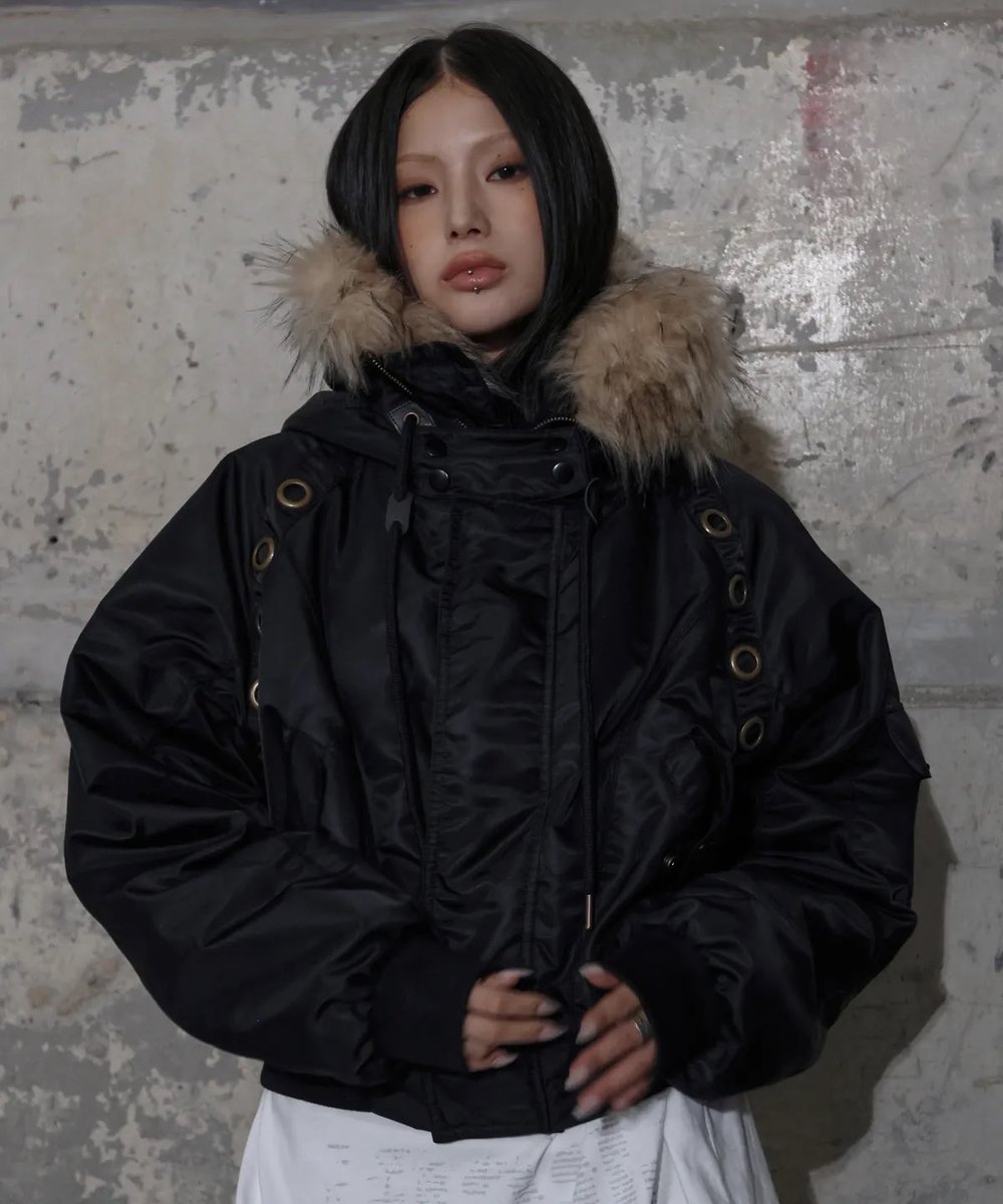 fancyclub__jp's tweet photo. ILLIT ミンジュさん着用で大バズり、話題になったこちらのアウター今年も再販売スタートです♪

現在40%offの価格で販売中です ･･･ https://t.co/tk2M8IjQlE
