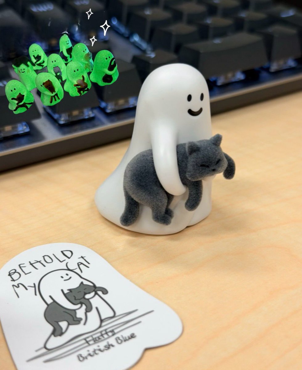 verstif's tweet photo. GAK KUAT 😭 MINI BLIND BOX SETAN GENDONG KUCING INI GEMESNYA KEBANGETAN 🐱👻 https://t.co/xlvwH1RnAp