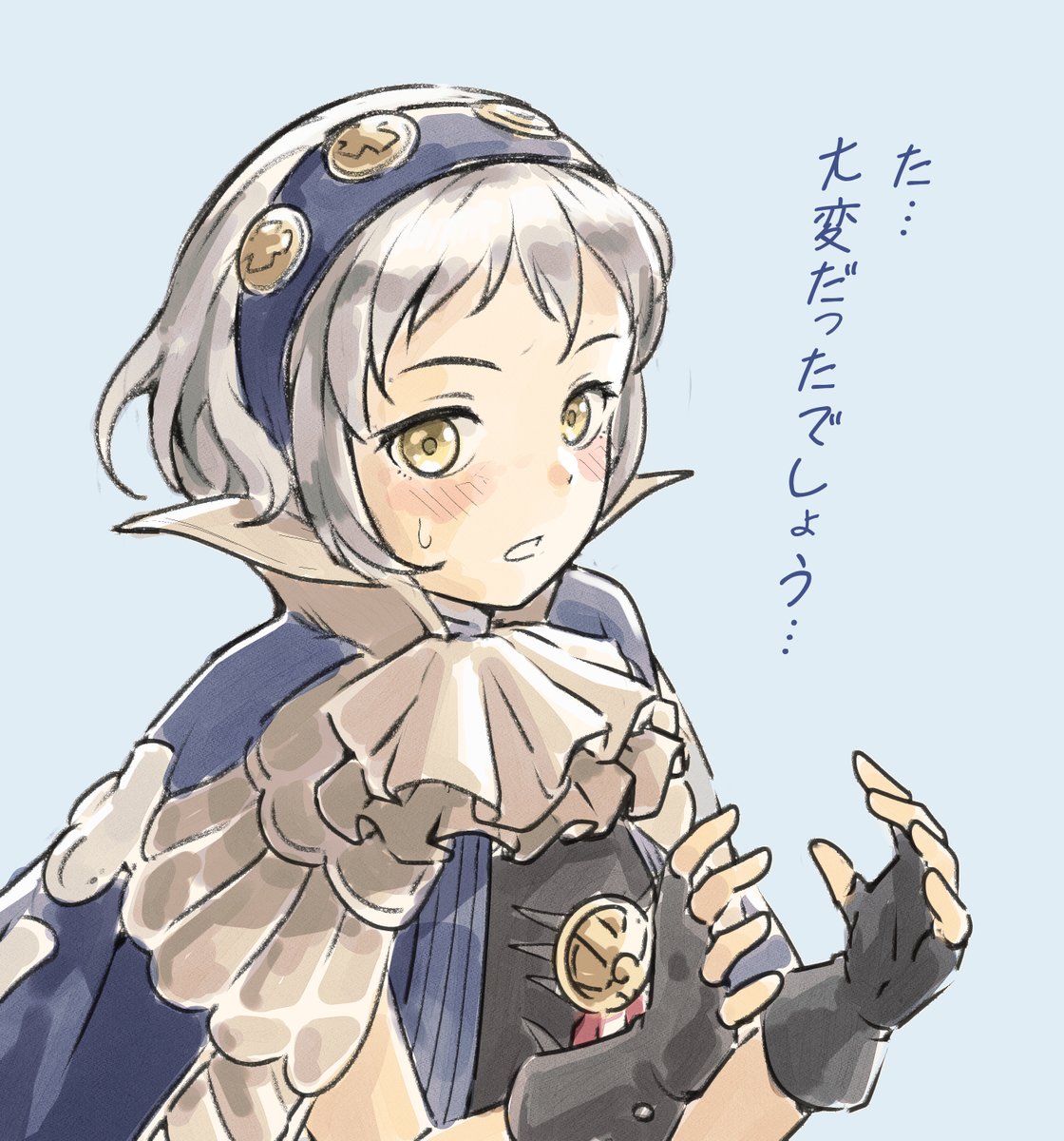 one_other_eden's tweet photo. 全くプレゼント慣れしてないメリナちゃん……😊 https://t.co/Asz8AD9ebc