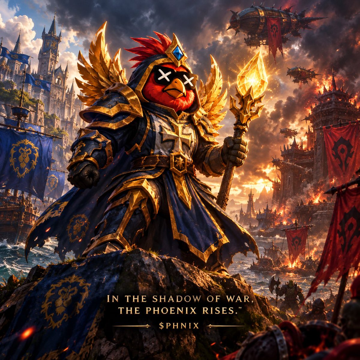 KaneiaPHNIX's tweet photo. “Only one coin will rule them all.” 🔥👑 

$PHNIX x RisePad 🐦‍🔥 https://t.co/tt4ishxSCS