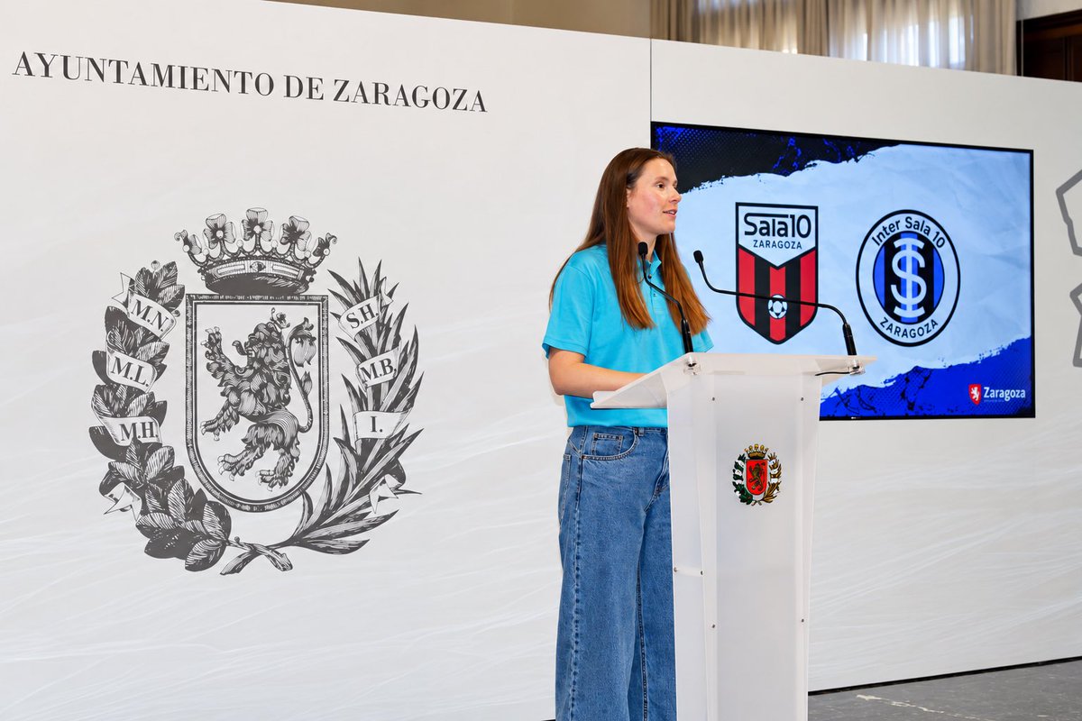 WanapixInter10's tweet photo. Hoy hemos visitado el @ayuntamiento_zaragoza con motivo del inicio de la temporada 26/27.

¡Gracias por recibirnos! 🤝🏼 https://t.co/rFuO80w9dQ