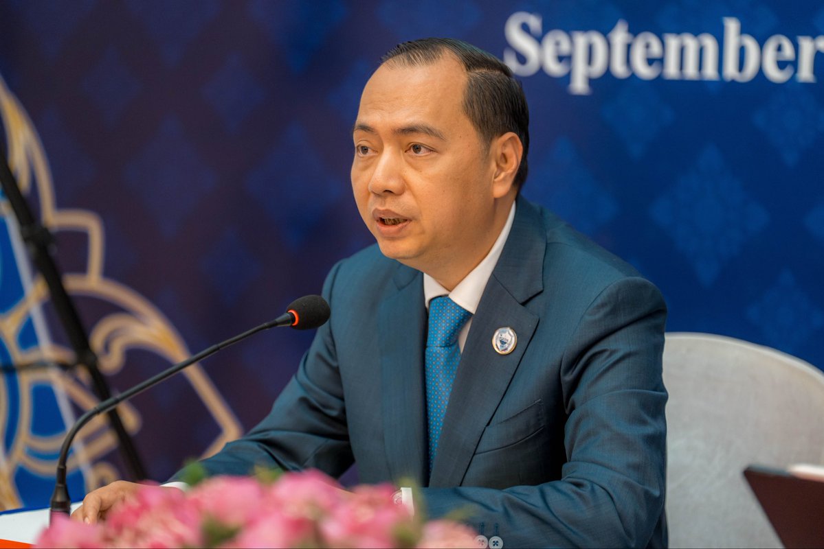 jacobincambodia's tweet photo. Cambodia Wraps Up Its Anti-Scam Conference With a Pledge to Go After What's Left

Shutting down one site isn't enough if the network just moves somewhere else, Information Minister Neth Pheaktra told reporters Thursday afternoon, summing up two days of talks at the ICCOS conference Cambodia hosted in Phnom Penh. He said Cambodia will keep suppressing the scam operations that remain, investigate the networks behind them, and cut off their money.

Delegations from 27 countries attended, including the US, China, Australia, Japan and South Korea, along with seven international organizations. The ones named were UNODC, INTERPOL, the Lancang-Mekong law enforcement center, and the FBI.

The conference settled on four "core messages" of responsibility, results, commitment and partnership. Under results, commitments are supposed to become measurable outcomes in prevention, victim protection, disrupting networks and bringing offenders before the law. Under responsibility, the burden falls on governments and police but also on tech companies, banks, international bodies and the public.

Neth Pheaktra said a network can operate from one country, target victims in a second, and keep its ringleaders and money in a third.