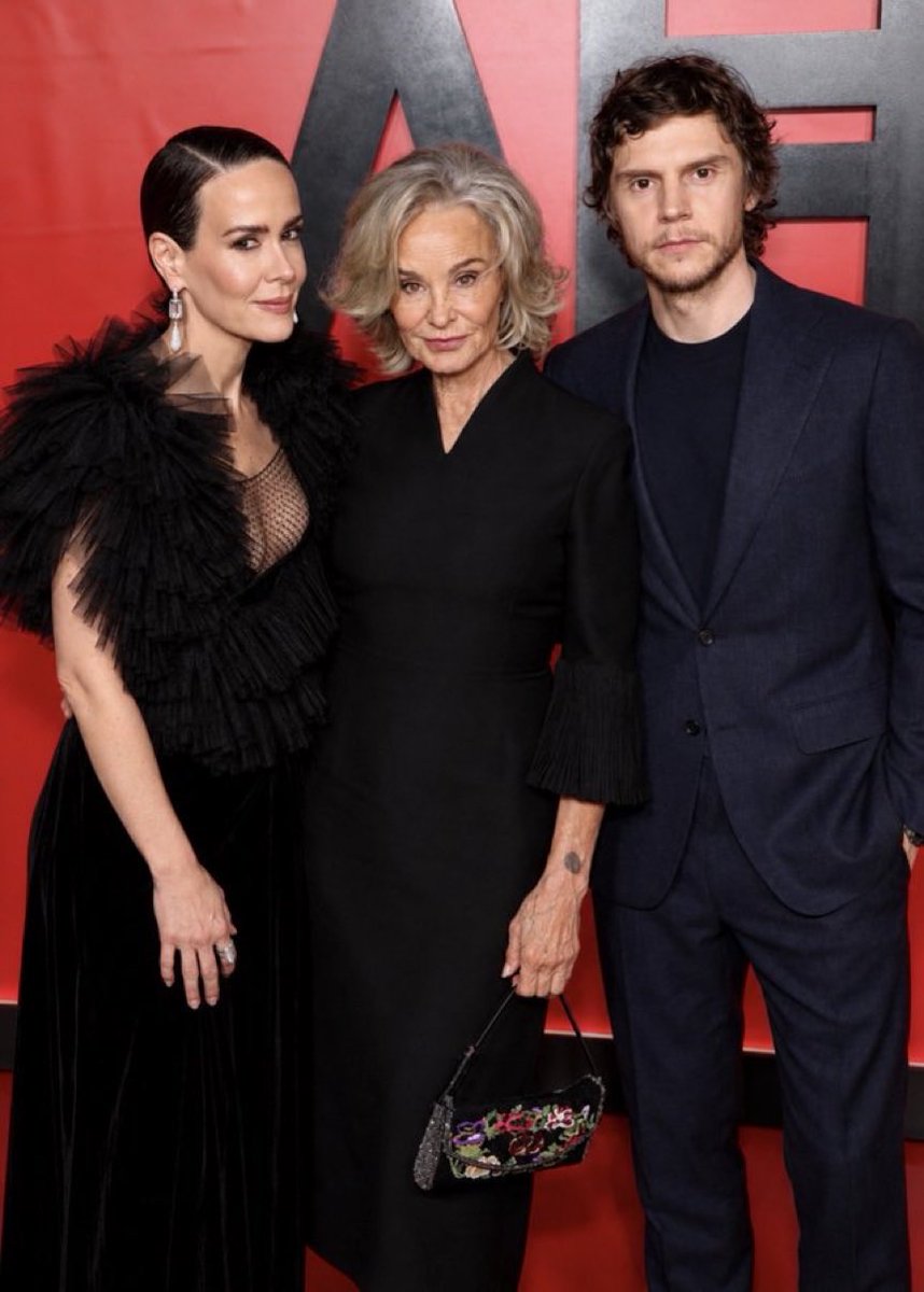 AHS_Source's tweet photo. To have all 3 of them back on our screens tonight in main roles in 2026 is truly something special. #AHS13 https://t.co/9tMVJYA0aa
