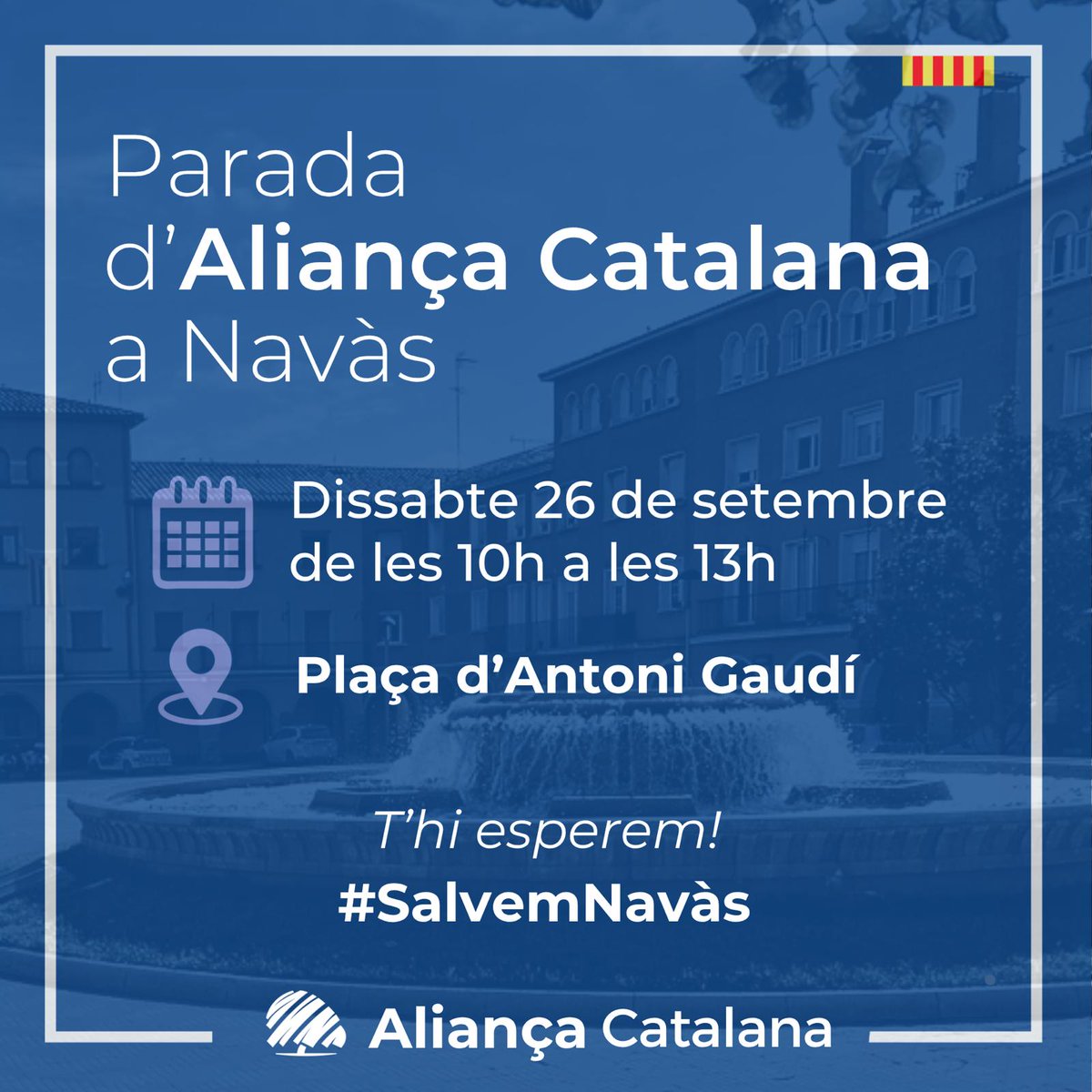 immanadal's tweet photo. Companys, un cap de setmana més sortim al carrer per explicar el projecte d’@CatalunyaAC al Bages i al Berguedà. Ens hi veiem!

#SalvemCatalunya https://t.co/Nqj7iiG7xZ