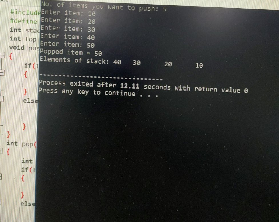 Vaishnavi_1101_'s tweet photo. Stack Data Structure in C...

Stack follows the LIFO(Last In, First Out) principle...

push(): Add an element to the top
pop(): Remove the top element
display(): View all elements
Here is a clean implementation using Arrays in C
#DataStructures #CLanguage #Coding #100DaysOfCode https://t.co/nz2pLg9vhq