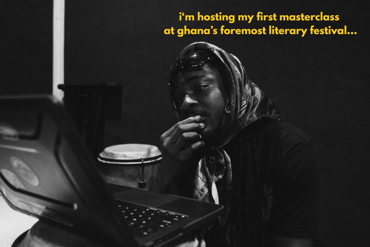 JoewackleGh's tweet photo. i’ll be hosting Sound As Literary Art: Audio Drama Masterclass on 16th october at this year’s #PaGya by @writersPG 

limited seats available. link to register here: https://t.co/Qc7KvwbXbF https://t.co/vy9AH8t863