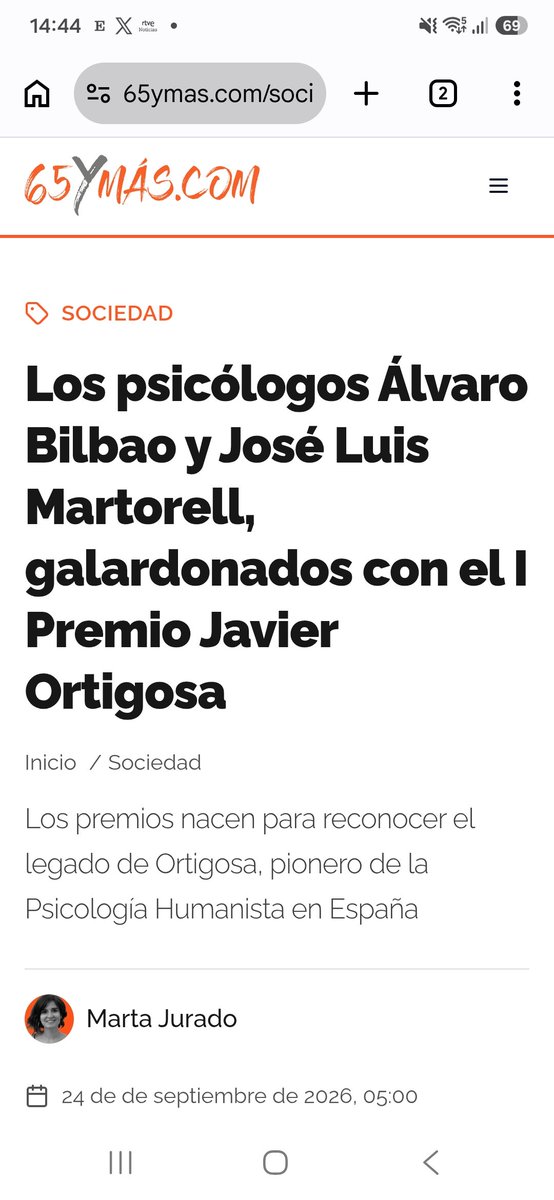 nerebego's tweet photo. @jmolaizola Javier Ortigosa, Jesuíta psicólogo mi gran maestro, terapeuta, director del gabinete de Hortaleza y gran amigo. https://t.co/935RN4fDTo