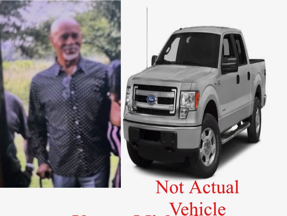 PGPDNews's tweet photo. MISSING: 74-year-old Michael Young was last seen on 9/24/26, at approximately 3 am in the 3100 block of Steed Rd in Fort Washington. Mr. Young is 5’9’’ and 178 lbs. He was last seen wearing a dark blue robe, pants, and black sneakers. He may be driving a 2014 silver Ford F-150 bearing tags MD 3AZ4824. If located, please call 911.