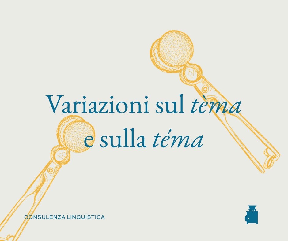 AccademiaCrusca's tweet photo. Nella consulenza di oggi Massimo Palermo risponde ad alcune domande sui diversi impieghi della parola "tema": https://t.co/vMYHOzR0Dj https://t.co/UWbnJvEALv