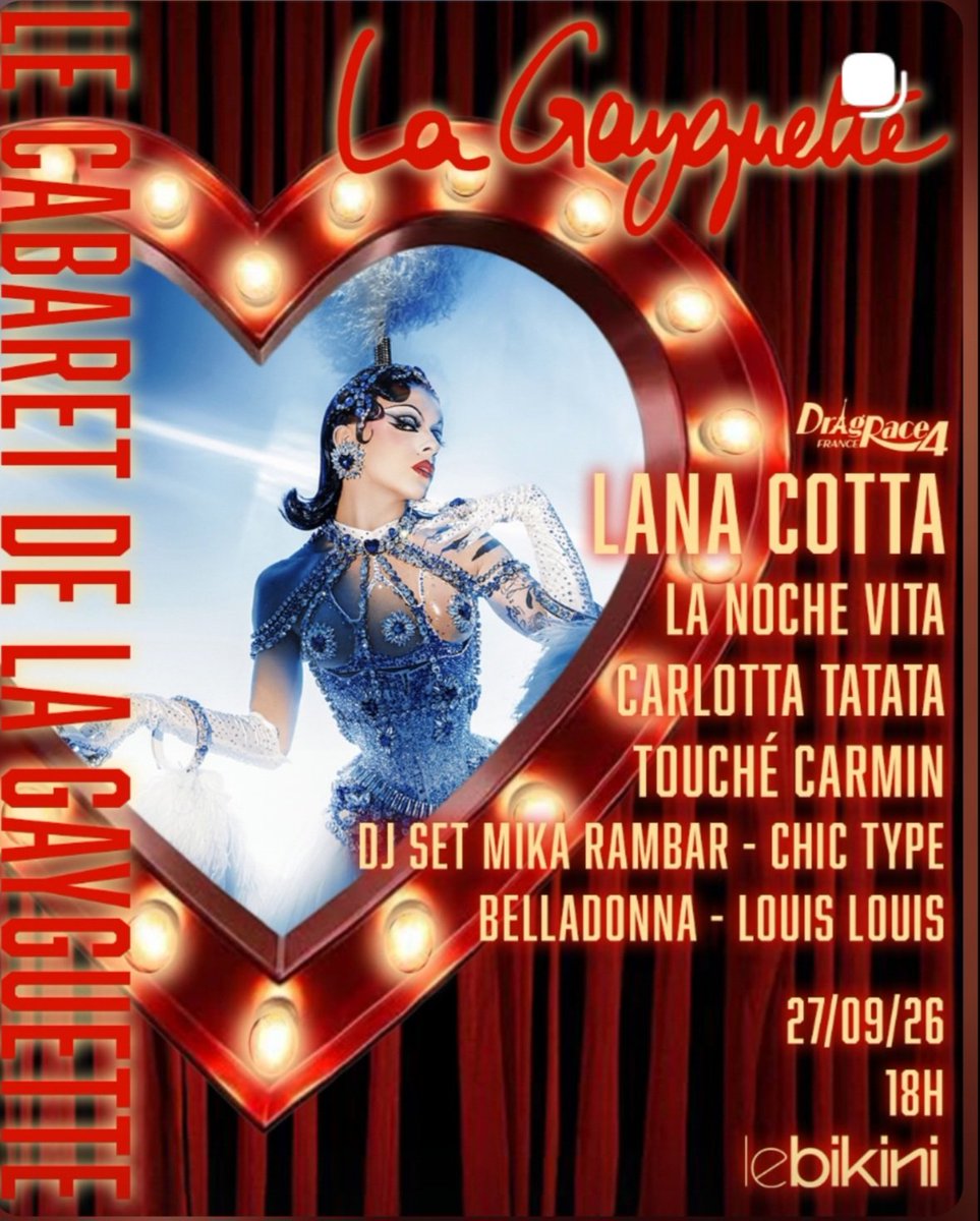 VikoShine84's tweet photo. This time, pas besoin de monter à Paris… Elips ET ma reine @_lanacotta_ en Occitanie ce week-end. You KNOW where I’ll be. 👑💅🏻🔥
#Elips #LanaCotta #Occitanie #QueersDesChamps #LaGayguette #LeBikini #DragWeekend https://t.co/QAdRu3HsDy