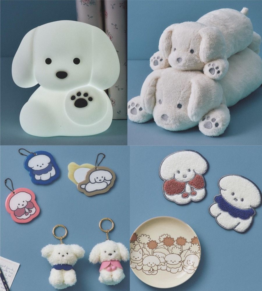 fashionpressnet's tweet photo. アフタヌーンティー・リビング“ぷにっと”犬のルームライト＆、もこもこ抱きまくら、てらおかなつみコラボ - https://t.co/8SWx3gA9LN https://t.co/MhiSH0Cr4f