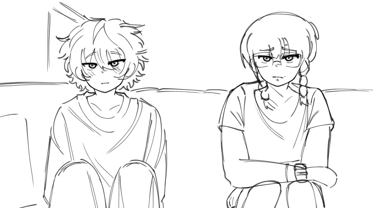 suaglazer4ever's tweet photo. No I don’t think anybody gaf and nobody seeing this (I am GLAD) but for people curious this is some of my enagott art lolol I like these siblings,,,the last one is an “I saw the tv glow” ref
(I hc both mtf and ftm)

#lovebullet x #witchhatatelier
@clovy9evx https://t.co/9Qeong9vKQ