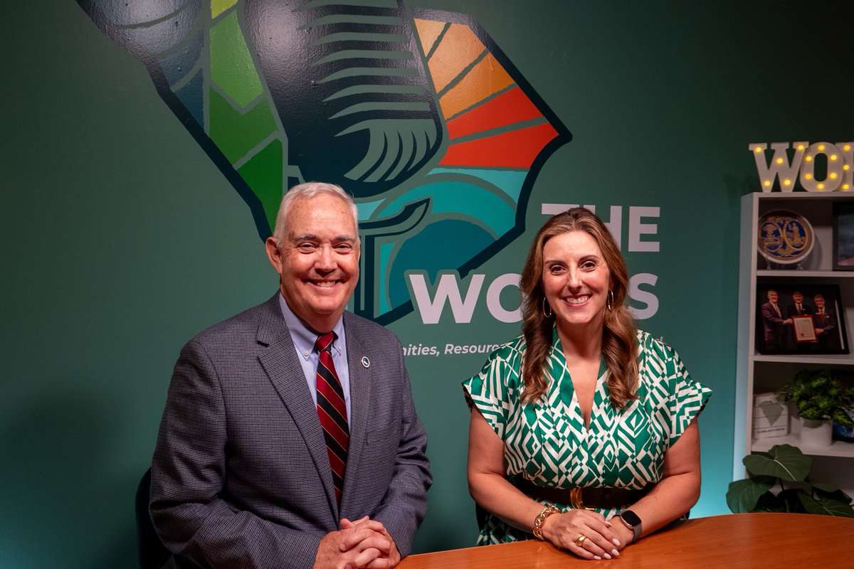 FYFSC's tweet photo. 🎙️Someone new has visited The Works!🎙️

On an upcoming episode of The Works Podcast, State Superintendent of Education and executive member of the Coordinating Council for Workforce Development (CCWD), Ellen Weaver (@ellenfored), joins CCWD Chairman and South Carolina Department of Employment and Workforce (@SCDEWinfo) Executive Director, William Floyd, to speak on the role that the South Carolina Department of Education and K-12 education play in preparing the future workforce. 

Be on the lookout for this episode coming soon. In the meantime, check out our most recent episode with Director Emily Farr of the South Carolina Department of Labor, Licensing and Regulation (@SCDLLR). All eleven episodes of The Works podcast can be heard on your favorite streaming platform and on https://t.co/8SAp5fmnod!

• Learn more about the South Carolina Department of Education (@EducationSC)
  https://t.co/YOIFURnZGi

• Discover the work of the Coordinating Council for Workforce Development
  https://t.co/1dBTKyD9xG

#theworkspodcast #ccwd #oswd #scdew #scde #findyourfuture #findyourfuturesc #fyfsc #superintendentweaver #williamfloyd #ellenweaver