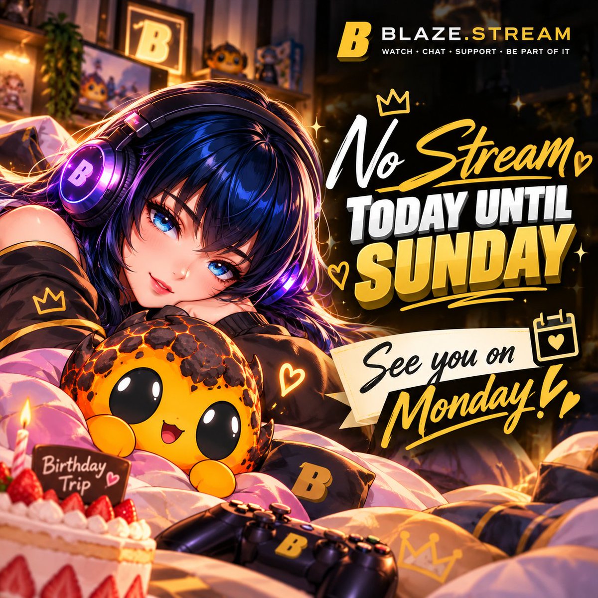 missaria28's tweet photo. No stream today on @blaze_stream until Sunday coz we’re off on a little birthday trip! 🎂✨

But don’t worry, I’LL BE BACK ON MONDAY! 🔥
See youuu on Monday, Blaze Fam! 🫶
https://t.co/XwXgVeBUoU

Thank you for all the love and support! 🥹💕 https://t.co/nfLgTem2wc