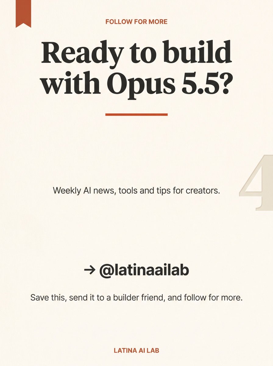 latinaailab's tweet photo. Anthropic just quietly changed the math on top-tier AI. 🚀 #claude #claudeai #anthropic #claudeopus #opus55 https://t.co/e8hNi0dNFm