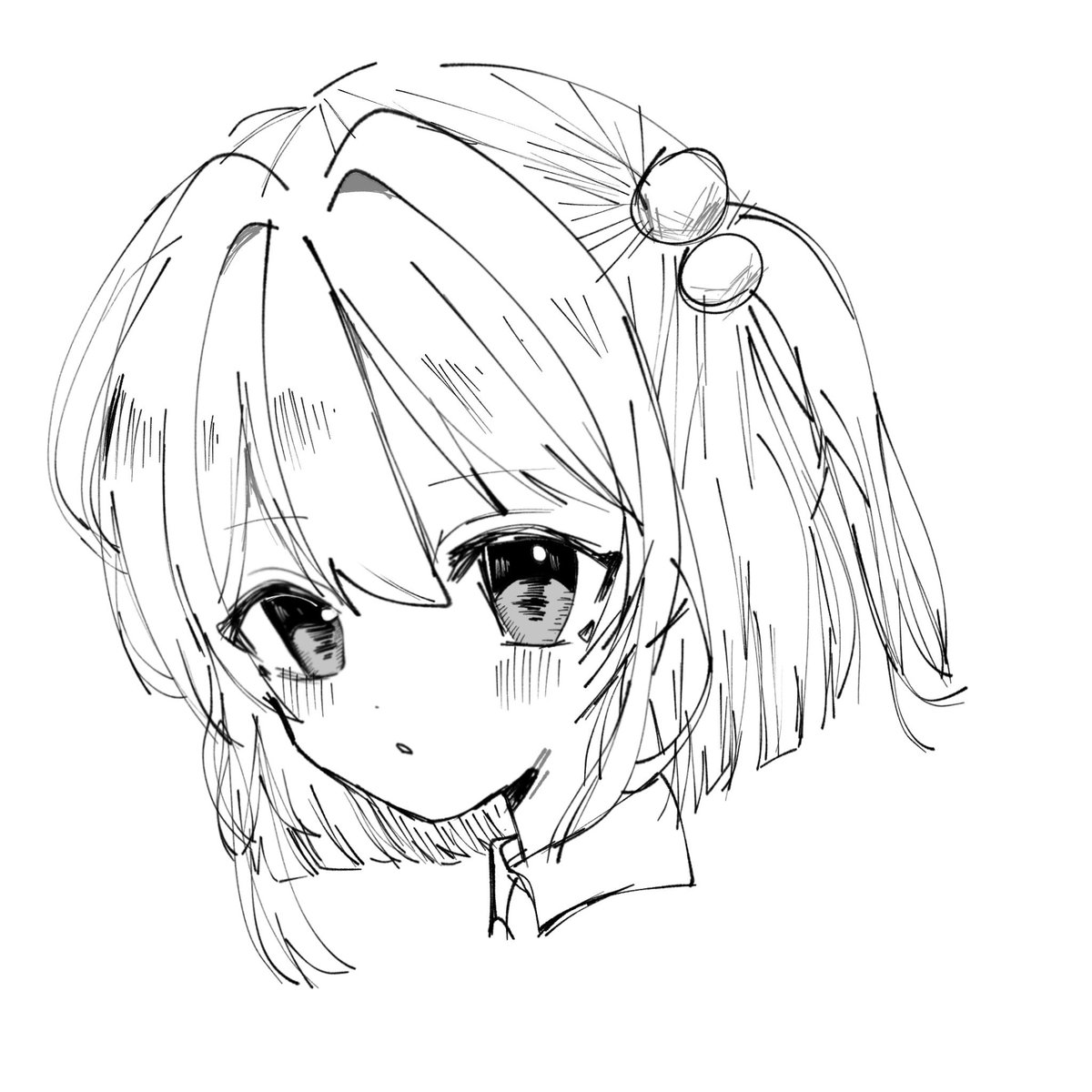utsu_apple's tweet photo. かつて（小学位くらい？）の創作キャラを描き直し https://t.co/rR9fvYmUri