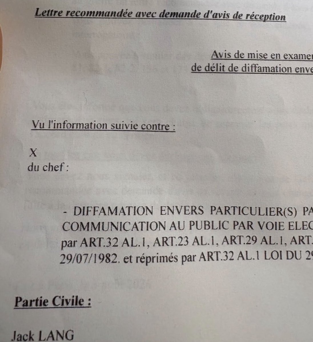 rapunchline's tweet photo. 🚨 TIF EST VISÉ PAR UNE PLAINTE DE JACK LANG

Après avoir pris la parole sur la présidence de Jack Lang à l'Institut du Monde Arabe en 2024, TIF est désormais poursuivi en justice par celui-ci. ⚖️

⏳ Affaire à suivre... https://t.co/dANkAaH3Pq