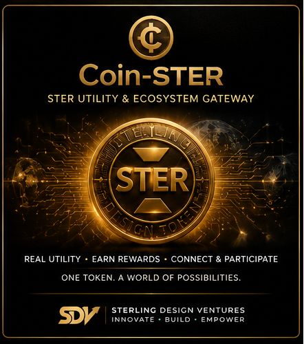 SterlingDesignV's tweet photo. One token. Multiple ways to participate.

Coin-STER is part of the SDV ecosystem, connecting STER utility, rewards, and opportunities for participation across selected ecosystem properties.

Explore Coin-STER and discover what's next.

🌐 https://t.co/4WTOIWIEFb

#CoinSTER #STER #DigitalEcosystem #Web3 #SDV