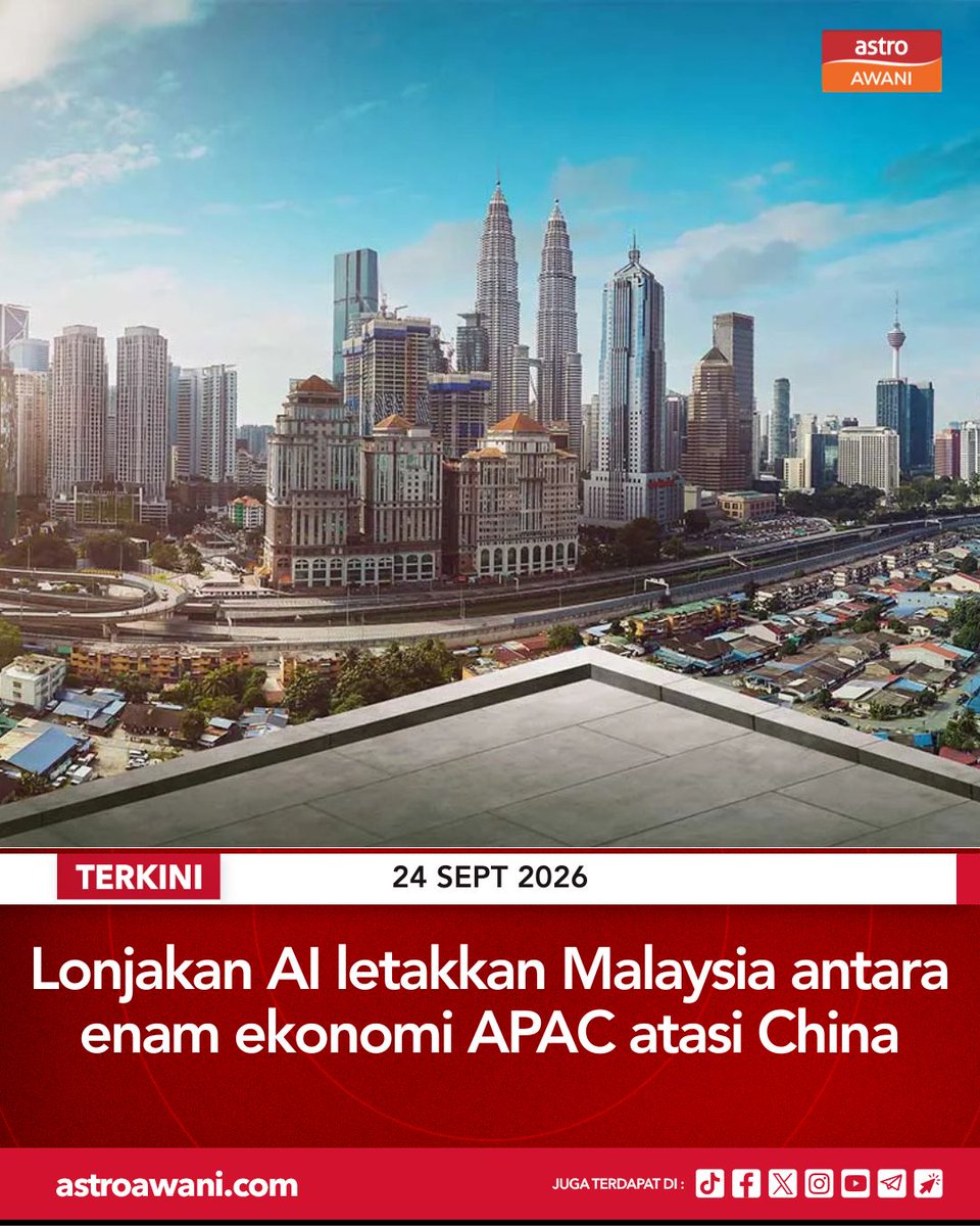 costforsolar's tweet photo. Menurut Moody’s Analytics, Malaysia termasuk antara enam ekonomi utama APAC yang dijangka berkembang lebih pantas daripada China pada 2026.
#Malaysia #Ekonomi #APAC #KDNK #China #MoodyAnalytics https://t.co/5Y3p6T3Py4