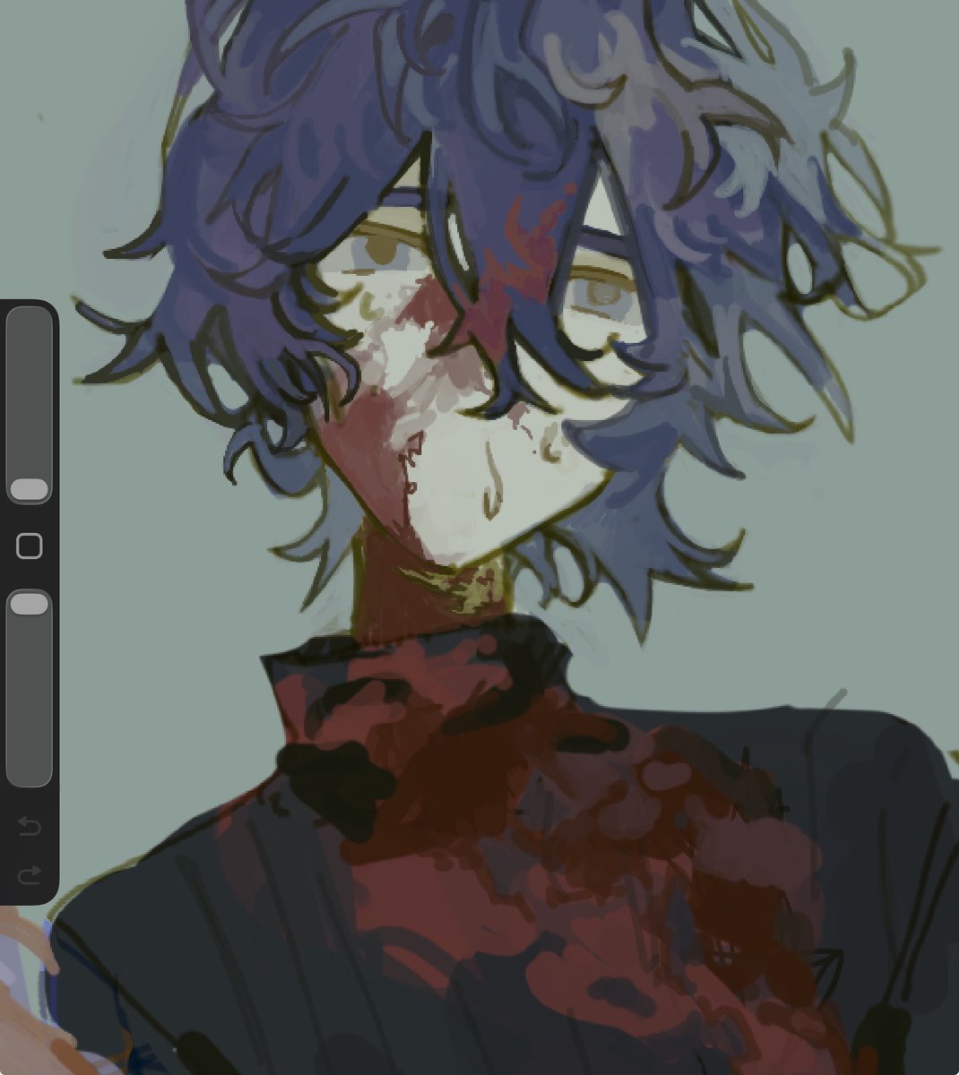 sneznev's tweet photo. never let me draw this man again or i start remembering the best thing ever written and clutching my head and groaning like that akira clip https://t.co/QQjLWzaUZD
