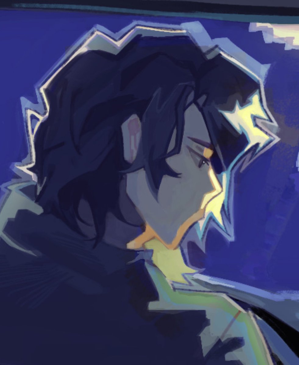 sneznev's tweet photo. never let me draw this man again or i start remembering the best thing ever written and clutching my head and groaning like that akira clip https://t.co/QQjLWzaUZD