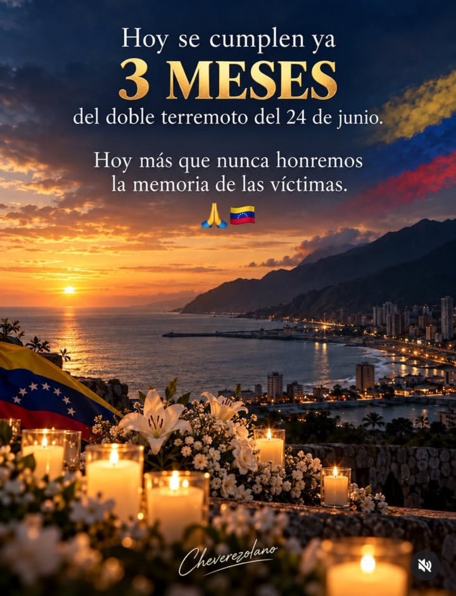YeziSeijas's tweet photo. 😓💔🖤🕯 Y  Por favor NO olviden a la Guaira 🙏 https://t.co/kVUusE7sJY