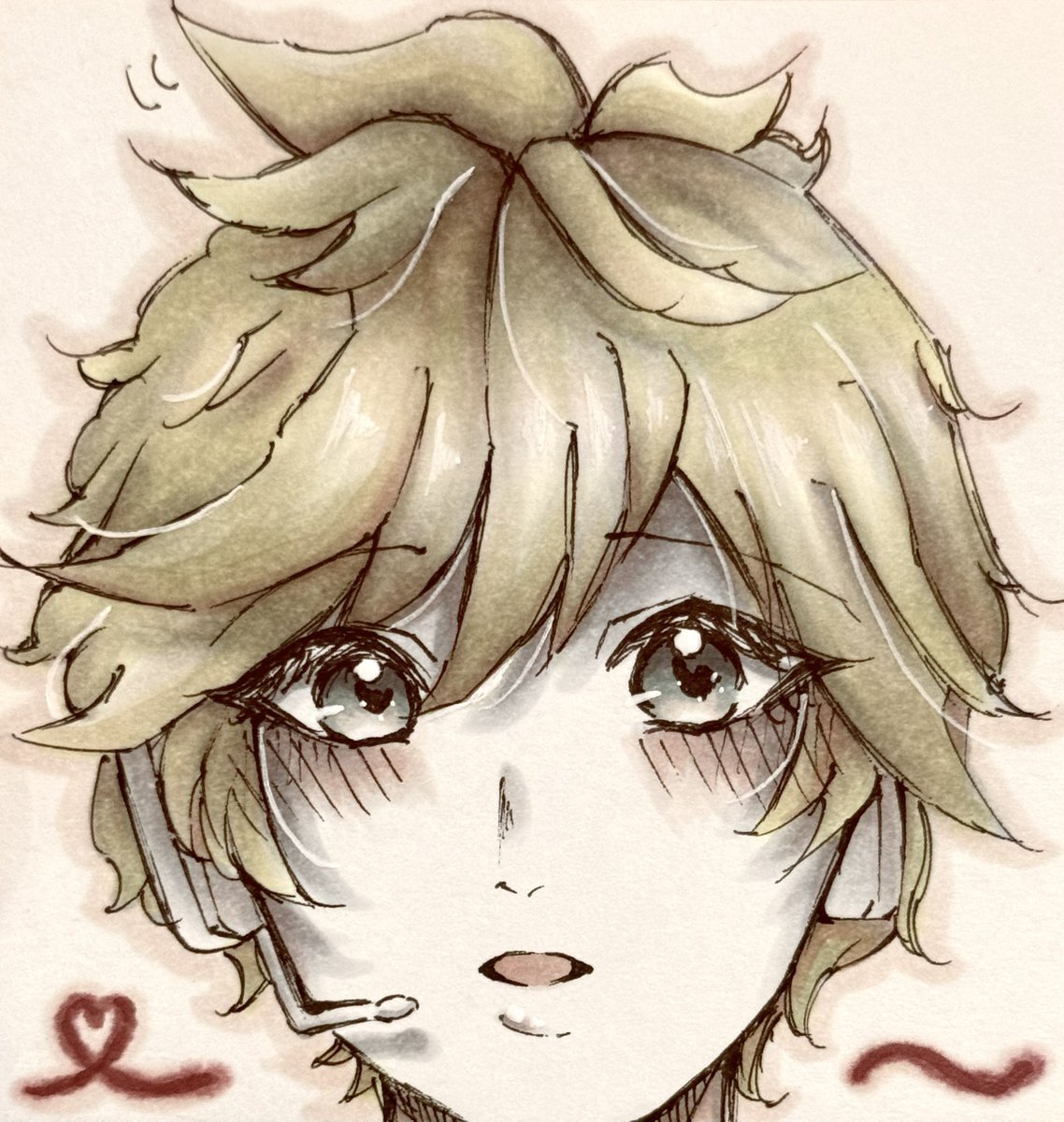 Hisuipw's tweet photo. バーチャル・シンガーより
鏡音レンくん

お迎えしたバナナレンきゅんが可愛すぎて
描いてしまった…✨️

#鏡音レン #バーチャル・シンガー
#イラスト https://t.co/ethyrRARlD