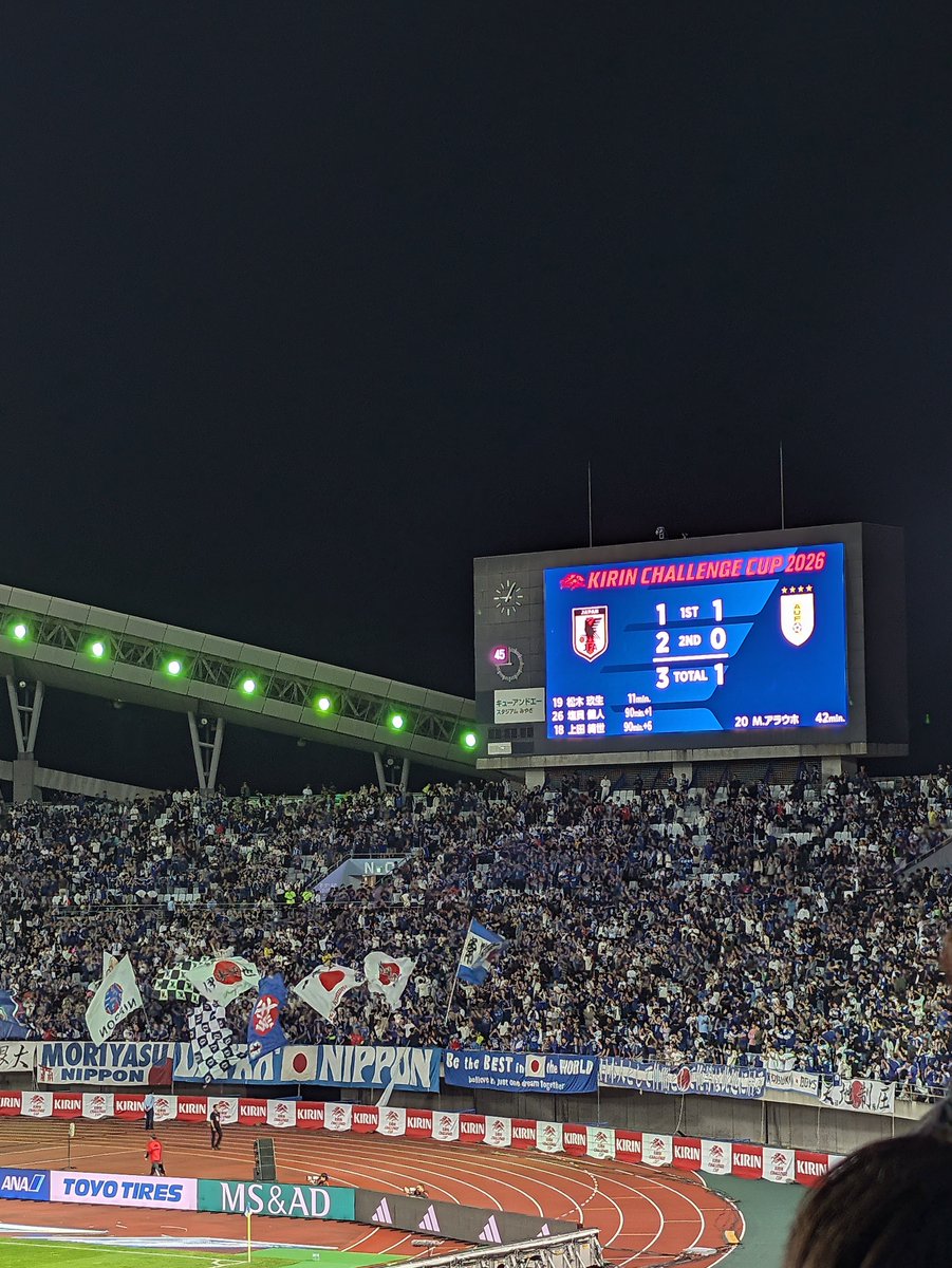 keke_soccer's tweet photo. 7年ぶりの代表戦⚽️🇯🇵
いい試合見れました〜 https://t.co/I3XzTLb49a