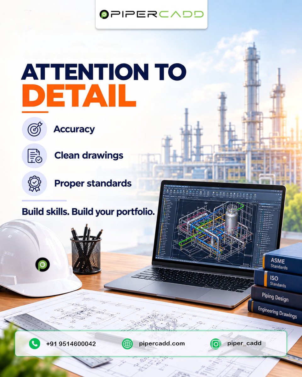PiperCadd's tweet photo. A CAD portfolio is more than a certificate.
Show your skills. Show your projects. Show what you can do.

Build skills that stand out with Piper CADD.

#PiperCADD #CAD #CADDesign #CADPortfolio #MechanicalEngineering #EngineeringStudents #CADSkills #CareerReady #DesignSkills https://t.co/5S3YVRTxCJ