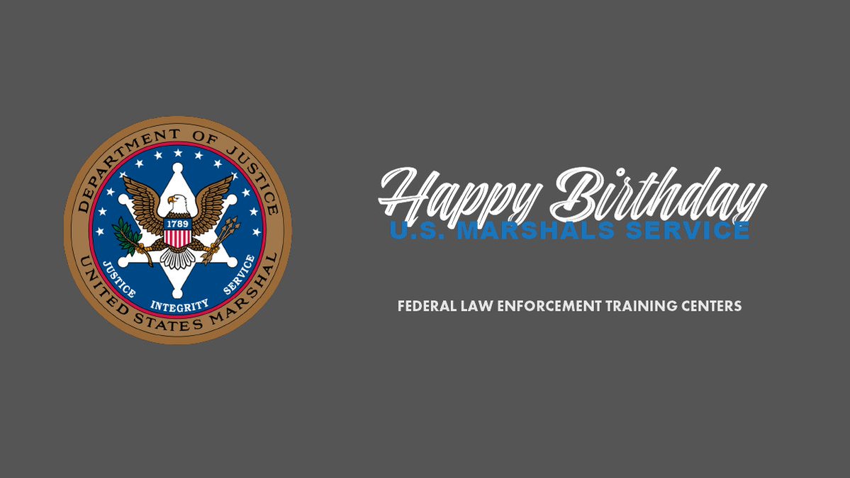 FLETC's tweet photo. Happy 237th Birthday to @USMarshalsHQ Since 1789, the USMS has secured federal courts, caught fugitives, and protected our judiciary. #FLETC is proud to train the brave deputies carrying on this legacy of justice. Cheers to 237 years of dedication! 🎂 https://t.co/tosVpdiepV