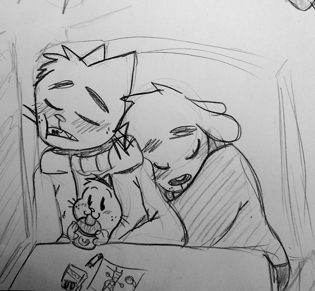 FlavourAmy's tweet photo. Inspired by the cute families I saw when I was traveling by train the last months💕

#dogman #dogmantwt #detey https://t.co/AsyNalvEon
