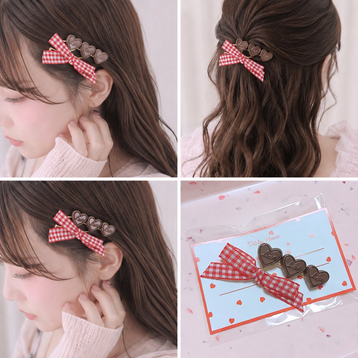syrup29's tweet photo. 【ピックアップ商品④💌】

お品書きに載せきれなかった
ヘアクリップの在庫こちらです！
２本セットはすべてワンコイン👌✨

#カワクリ文化祭 https://t.co/PapieNKwto