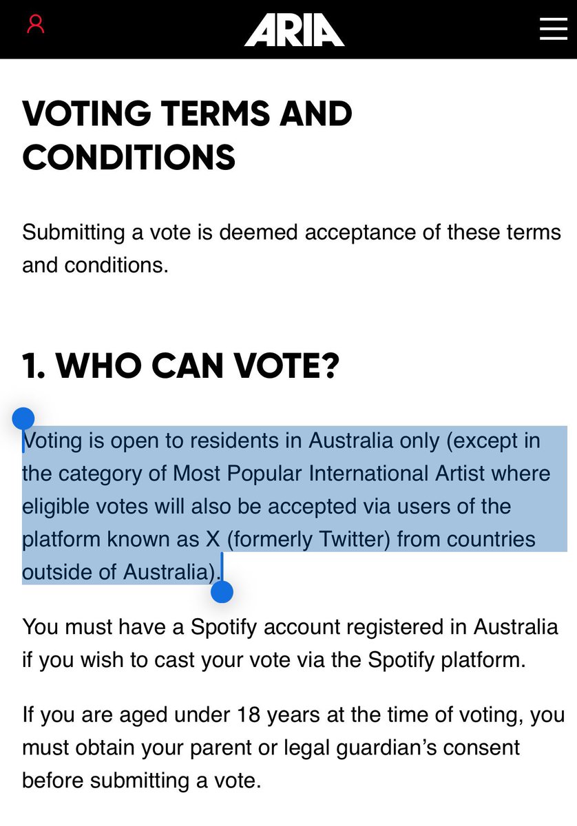 proudbaangtan's tweet photo. ARIA "Most Popular International Artist" dalında BTS adaylık aldı ve biz de twitter üzerinden oylamaya katılabiliyoruz

- Hesabınızın açık olması gerekiyor, rtler de oy yerine geçiyor herhangi bi limit belirtilmemiş  doğru tag kullandığınızdan emin olun

oy için tag #ARIASBTS https://t.co/KFkdqDUyAm