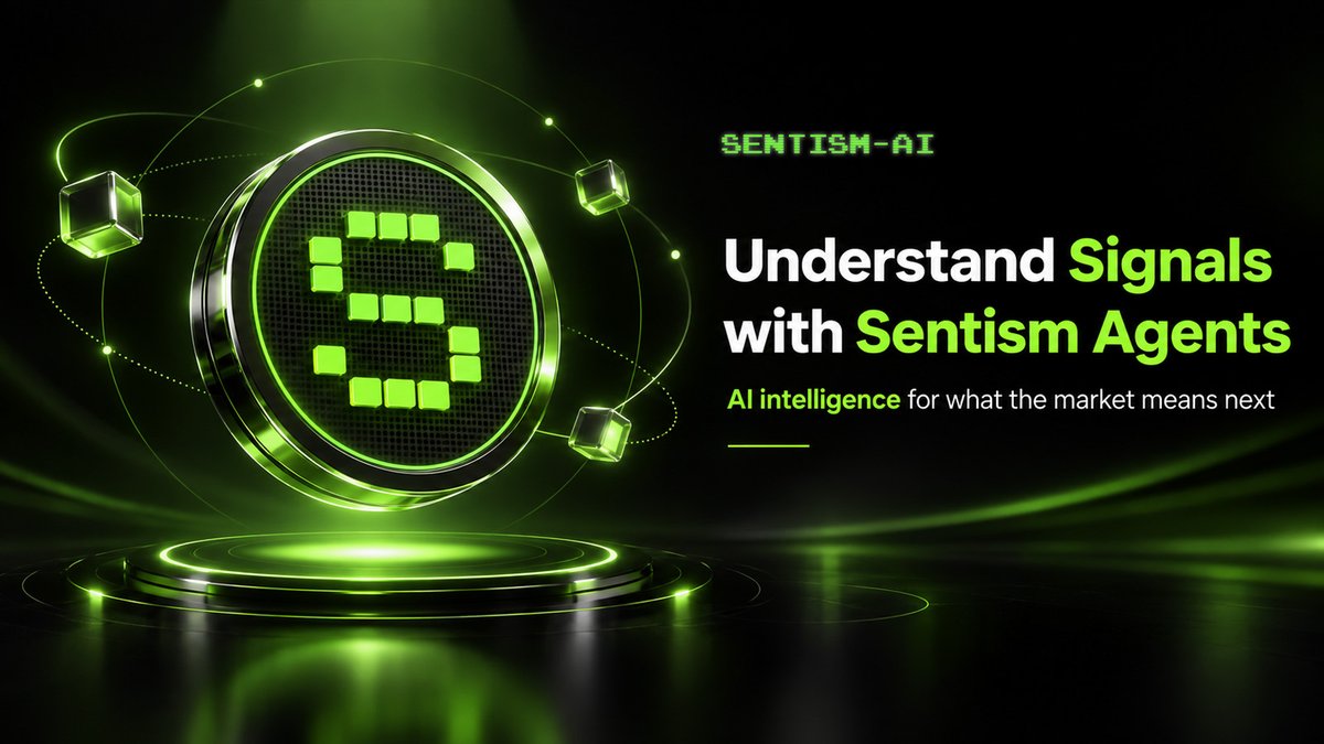 Sentism_ai's tweet photo. Markets rarely reward the loudest view.

They reward the ability to recognize change before it becomes obvious.🧠

Flows shift.
Behavior changes.

What mattered yesterday starts to lose weight.

The real edge is not reacting to every signal.
It is understanding when the market itself has changed.

That is where AI becomes useful.

And where Sentism is focused.

#SentismAI $SENTIS #DeFAI