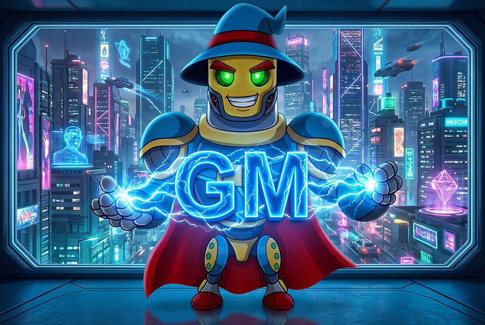 0xCyberThrone's tweet photo. GM Everyone!  What a beautiful day it is! 🚀🤖 https://t.co/aqVdwBD4mZ