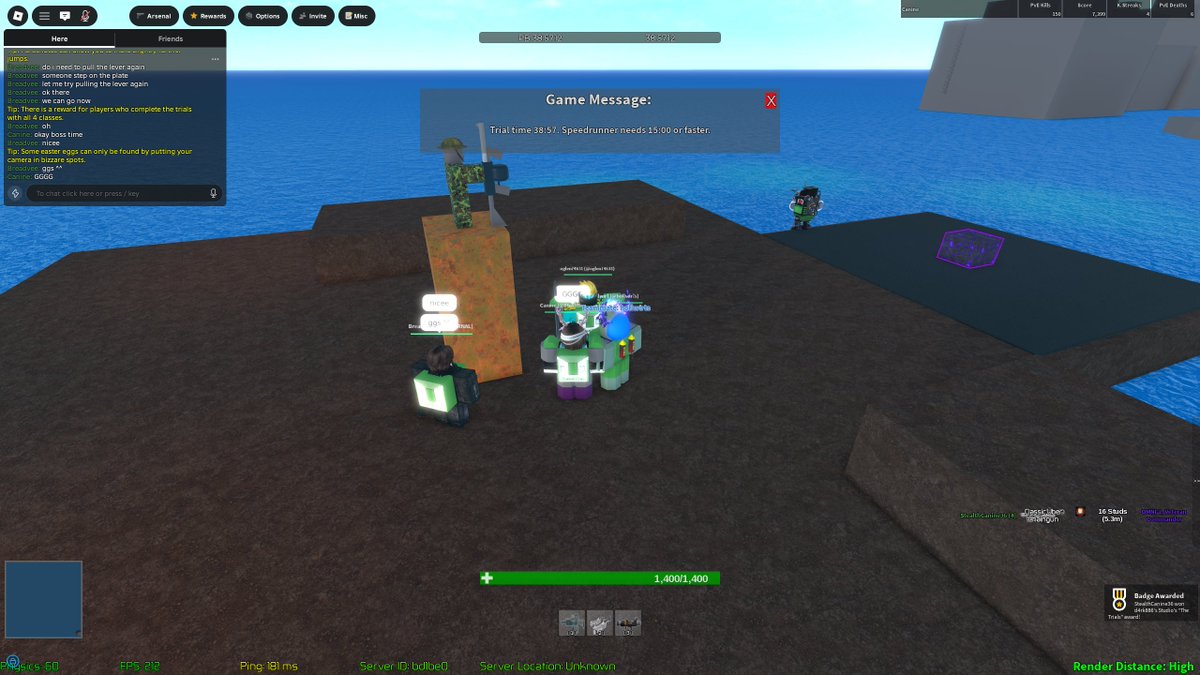 StealthCanine36's tweet photo. omg that was the worst secret badge to do with randoms, im so lucky that 2 of my teammates actually understood how to do it. the third teammate... im just lucky that he FINALLY understood his role at the end. that badge was fun if you exclude the need for competent teammates. https://t.co/sDpuB7BKpl