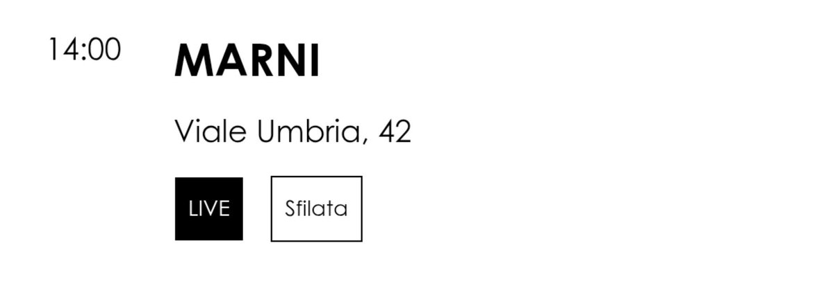 ForThomaskongTH's tweet photo. 🎥 𝐋𝐢𝐯𝐞 𝐒𝐭𝐫𝐞𝐚𝐦𝐢𝐧𝐠 #Marni 

𝐌𝐚𝐫𝐧𝐢 – 𝐌𝐈𝐋𝐀𝐍 𝐅𝐀𝐒𝐇𝐈𝐎𝐍 𝐖𝐄𝐄𝐊 𝐒𝐒 𝟐𝟎𝟐𝟕 
🔴 IG & WEBSITE : Marni 
🔗 : https://t.co/hVjn9scmGB 
🔗 : https://t.co/1XZ8mwbphS 

🔴 WEBSITE : Milano Fashion Week 
🔗 : https://t.co/zZjGY0WcHh 

#MarniSS27 #MarniTH
#tthomastc #kongjiro 
#thomaskong