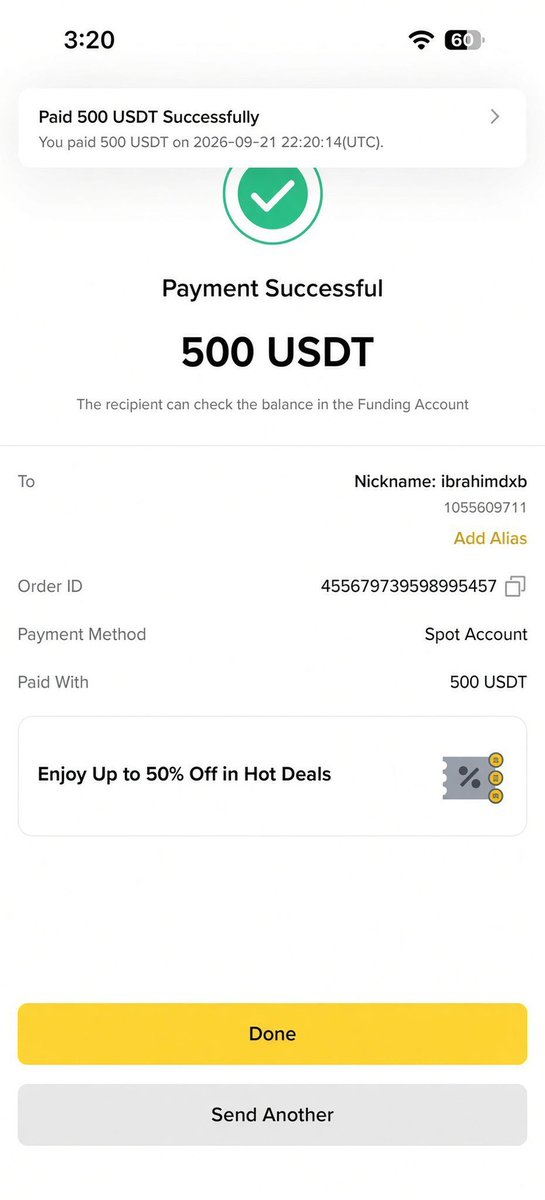mr_nirajkumar07's tweet photo. Sent $500 to new UID 823188032, 1086812243, 962624301 and 1115941883

 🔥RT and Follow me

I will send $500 to 5 more people today 🤑

Comment your Binance UID or wallet address below 👇 https://t.co/41apX0KOKC