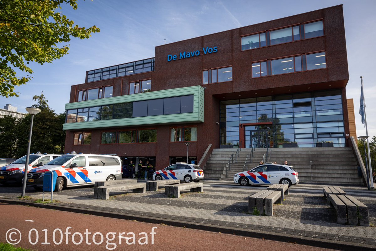 Dreiging bij middelbare school in Vlaardingen