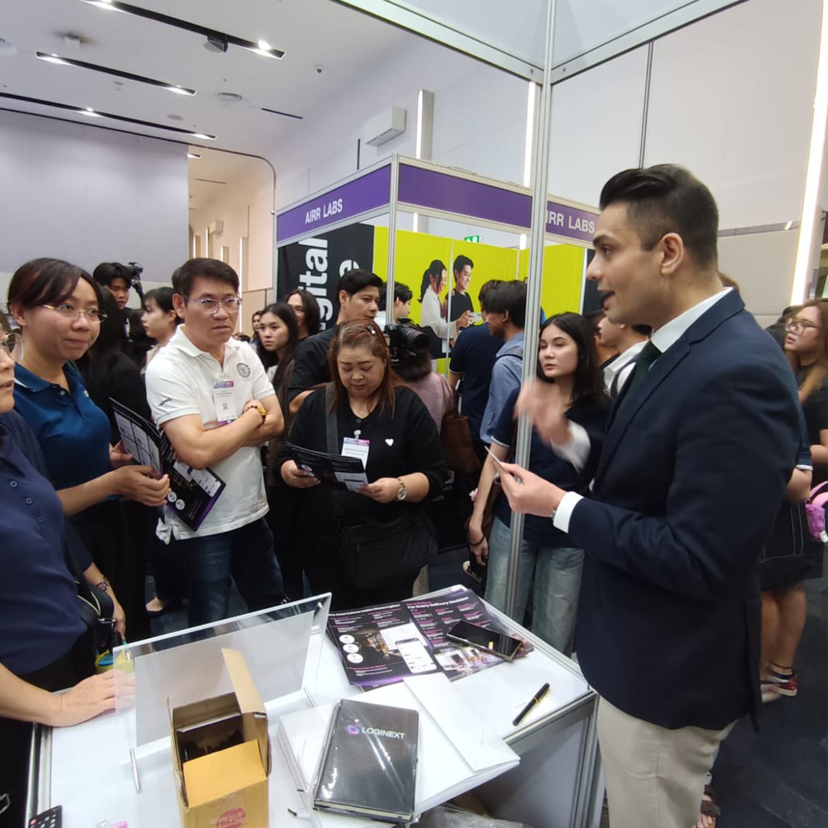 LogiNext's tweet photo. What an incredible kickoff! 🚀 Day 1 of the AI x Ecom Summit 2026 is officially in the books, and the energy here in Bangkok is electric.

#AIxEcomSummit #RetailTech #Ecommerce #ArtificialIntelligence #BITECBangkok #TechInAsia https://t.co/22BJV9nXhZ