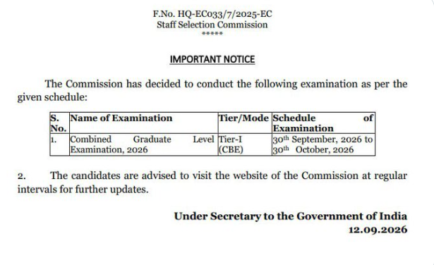 Sandeep2996sp's tweet photo. SSC CGL 2026 Exam Date Out 🔥📷#ssc #SSCCGL #ssccgl2026 #dopt https://t.co/AG9C17QbxV