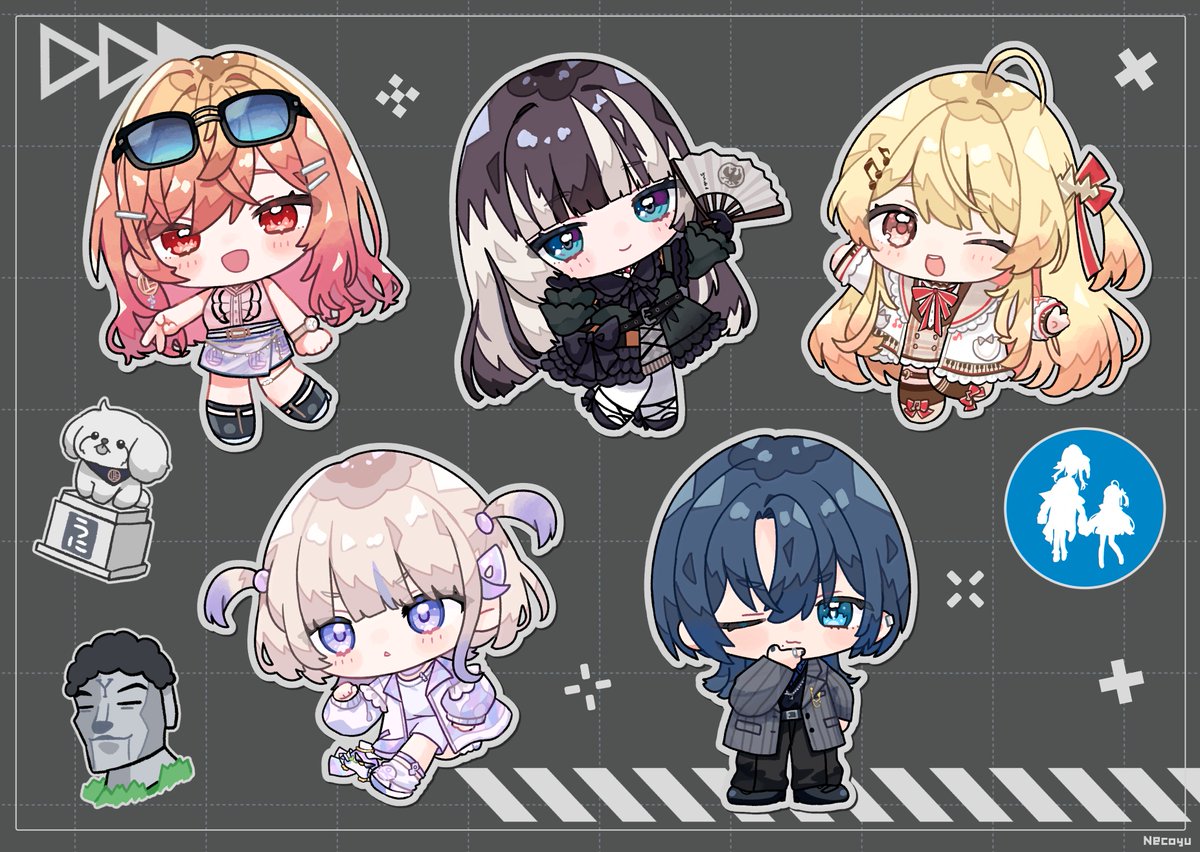 nec0yu's tweet photo. 『ReGLOSS: CROSS』ゲーム内イラストを担当させていただきました✨
10/15発売です!! よろしくお願いいたします🧩
#ReGLOSS_CROSS #holoindie https://t.co/ob2UByrnkw