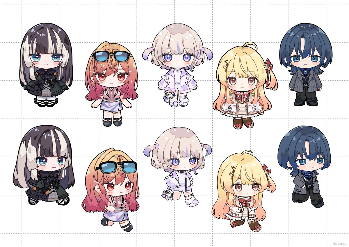 nec0yu's tweet photo. 『ReGLOSS: CROSS』ゲーム内イラストを担当させていただきました✨
10/15発売です!! よろしくお願いいたします🧩
#ReGLOSS_CROSS #holoindie https://t.co/ob2UByrnkw
