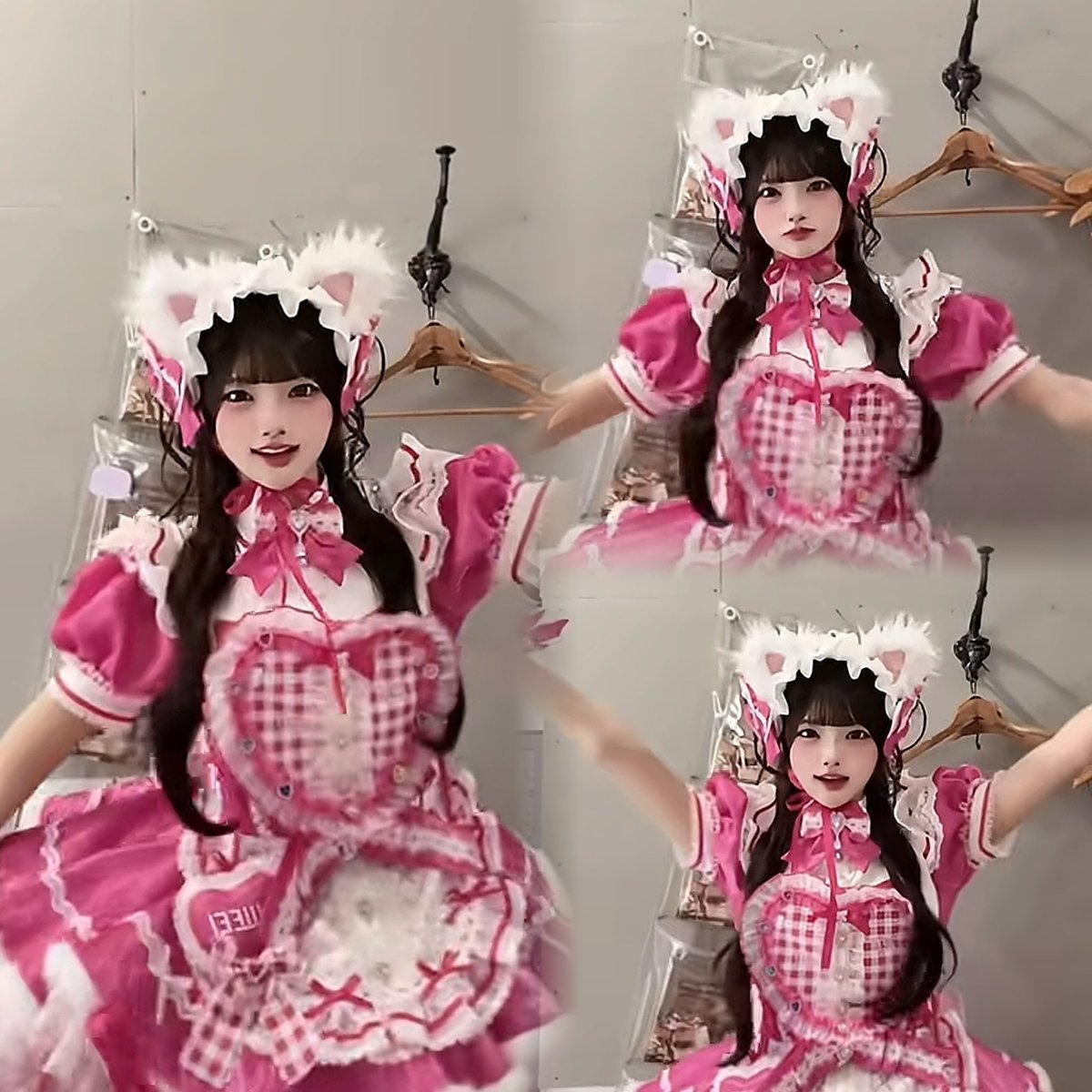 mew___luv's tweet photo. 今日もかわいい猫衣装ありがとう> ·̫ <
髪結んだのも好きだけど下ろしもめちゃくちゃ似合っててさすがみゅうさんです︎︎👍🏻💖
表情どこ撮ってもかわいくて大好きすぎる😭
猫衣装みゅうちゃん供給多くて嬉しいストックあったらもっと欲しい> <♡
  #みゅうがまもる https://t.co/F9qZnFF6ul