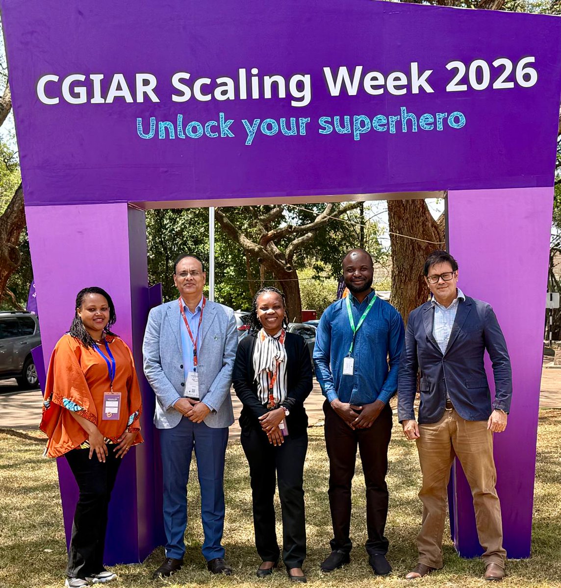 ICRISAT's tweet photo. ICRISAT at #CGIARscaling Week!

What if the Global South’s agricultural superpower is already within reach — in proven solutions ready to be adapted, scaled and taken to impact? That is the spirit of @CGIAR Scaling Week 2026 happening now in Nairobi, Kenya, under the theme “Unlock Your Superpower.”

For ICRISAT, one of those superpowers is South–South cooperation.

Through the ICRISAT Centre of Excellence for South–South Cooperation in Agriculture (#ISSCA), we connect proven agricultural innovations with countries facing similar challenges — supporting their adaptation and scaling through science, partnerships and knowledge exchange.

Today, ISSCA brings together a portfolio of 100+ validated and scalable solutions, engaging 300+ professionals across 40+ countries. https://t.co/a03i1N2zWv

As researchers, innovators, investors, development partners and practitioners come together during CGIAR Scaling Week, the focus is clear: How do we move proven agricultural and water innovations beyond pilots and into investment, adoption and lasting impact?