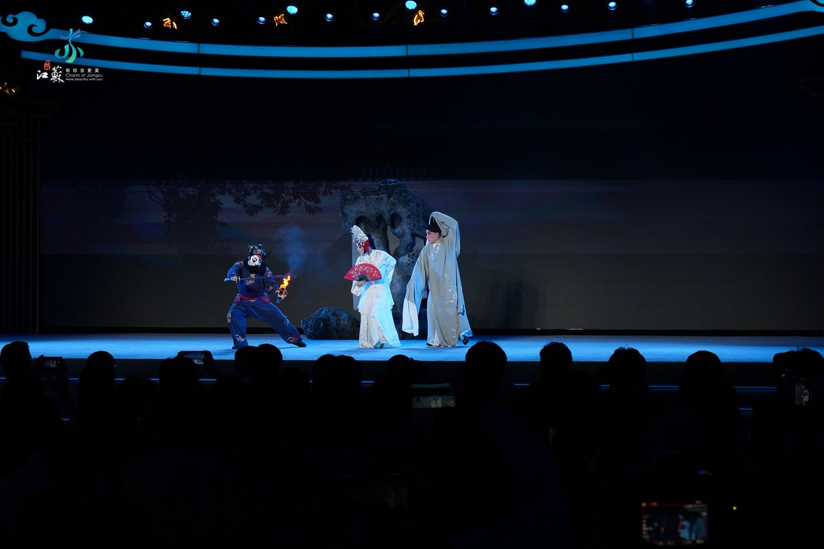 VisitJiangsu's tweet photo. The stage was set for a celebration of Chinese opera.
On September 23, the Chinese Opera Gala (Kunshan) 2026 brought Kunqu Opera, Jin Opera, Qinqiang Opera and Peking Opera together in Kunshan, Suzhou, Jiangsu.
Which traditional opera would you like to explore? https://t.co/SWikbybYlk
